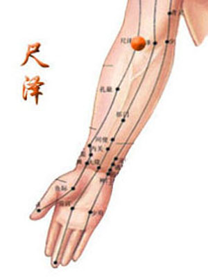 尺泽穴